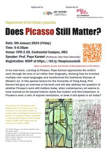 Does Picasso still matter by Prof. Karmel